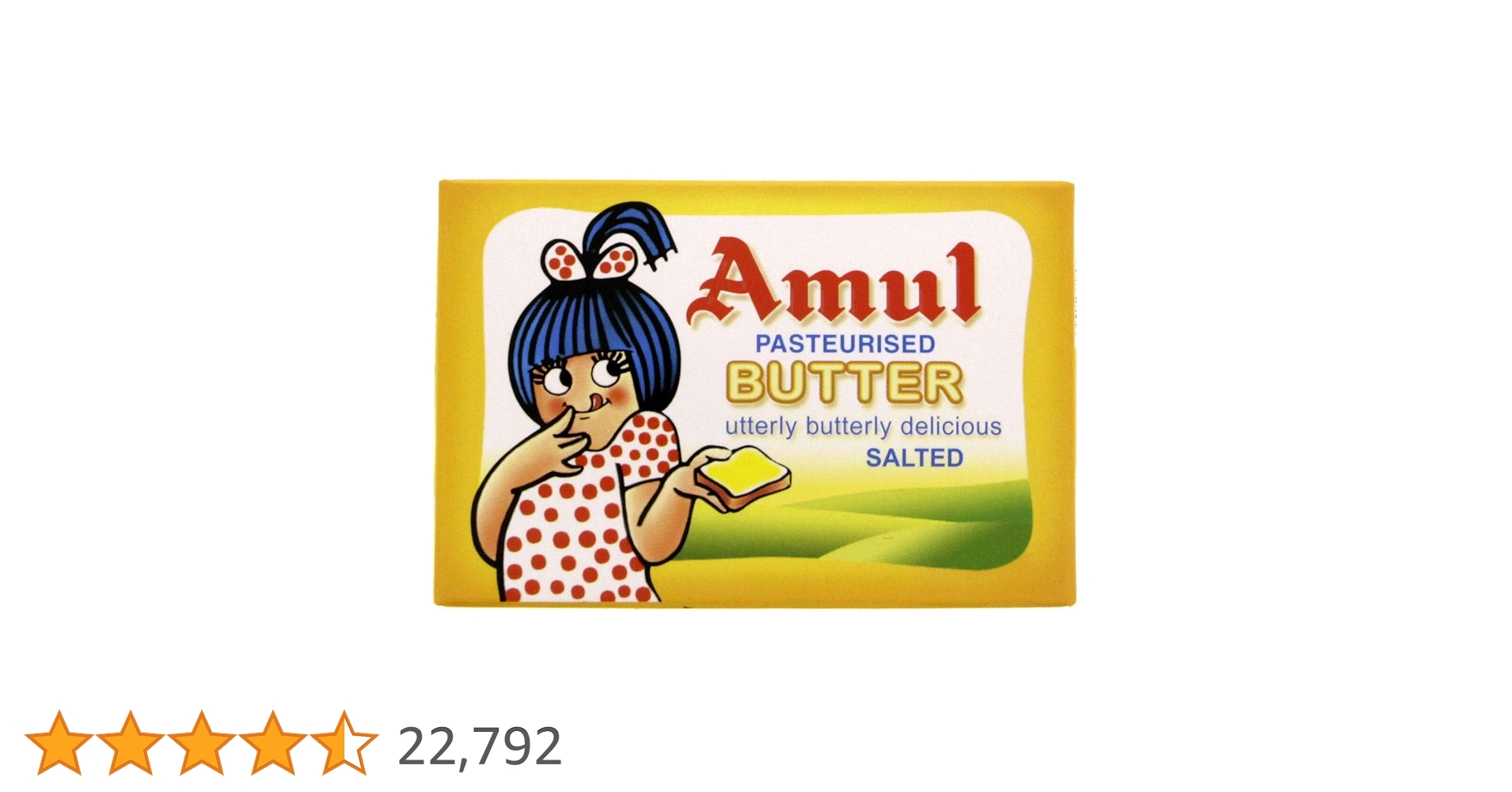Amul Salted Butter Pasteurised (100g)
